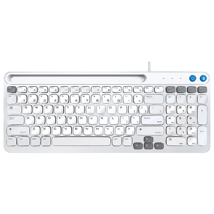 Brookstone Full Size Wireless Keyboard with Numeric Keypad and Tablet Holder