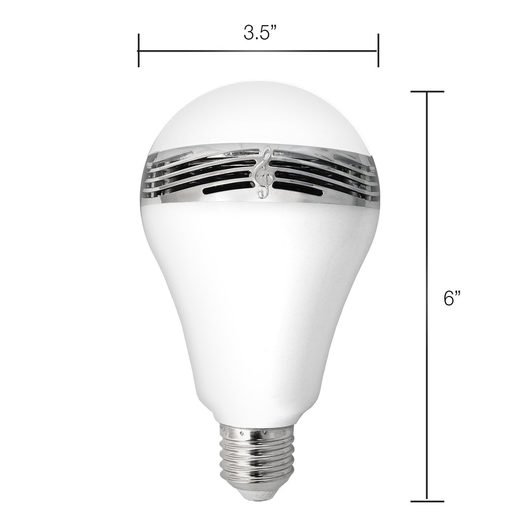 SOUNDLAMP Dimmable LED Light Bulb Bluetooth Speaker - 2 Pack