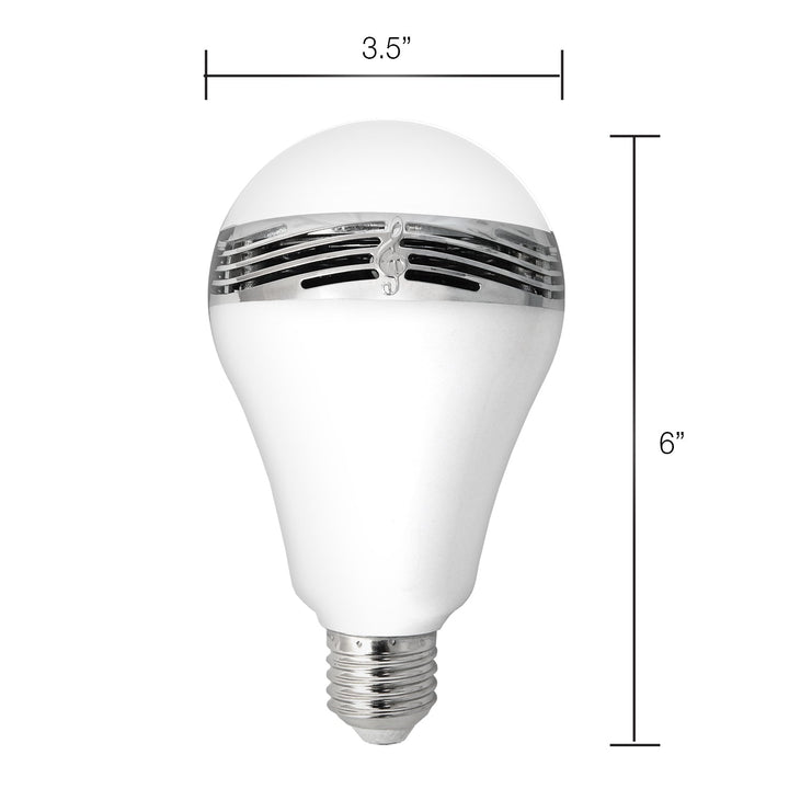 SOUNDLAMP Dimmable LED Light Bulb Bluetooth Speaker - 4 Pack