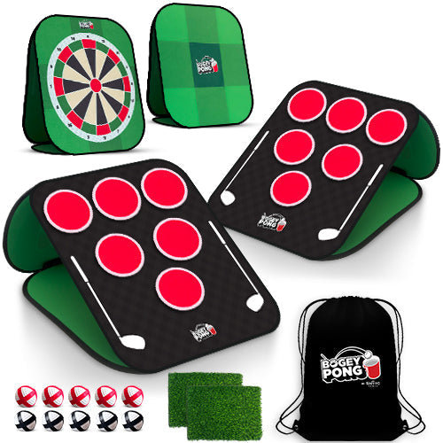 Bogey Pong | 3-in-1 Backyard Golf Pong Game Set