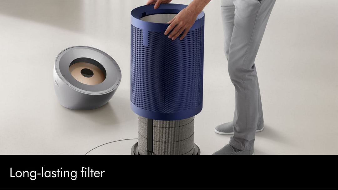 Dyson Air Purifier Cool Big+Quiet Formaldehyde BP03 Tower in Bright Nickel/Prussian Blue