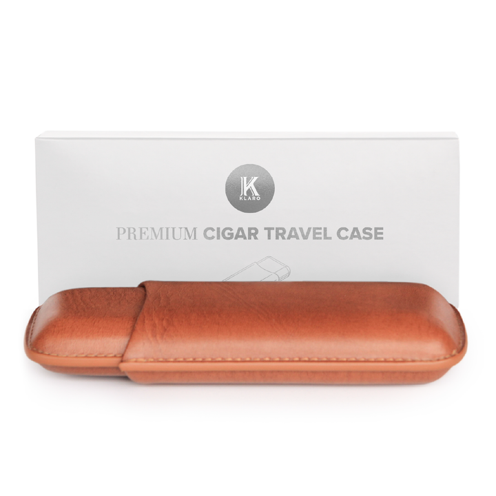Klaro 2 Cigar Travel Case by Case Elegance