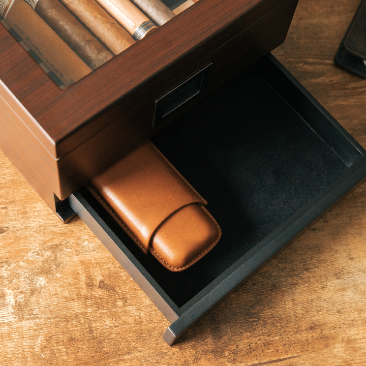 Klaro 2 Cigar Travel Case by Case Elegance