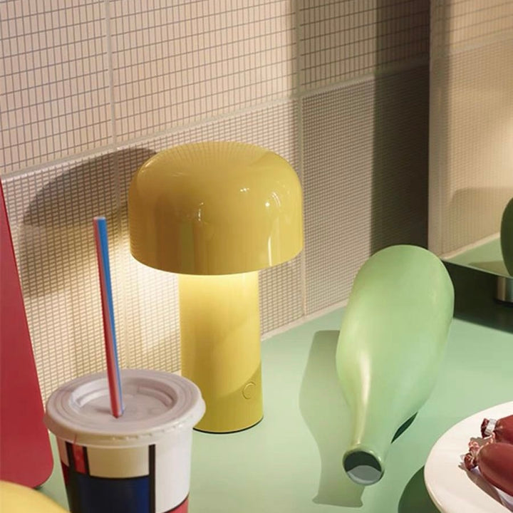 Mushroom Beside Lamp - Bellhop Portable LED Table Lamp by INSPECIAL HOME