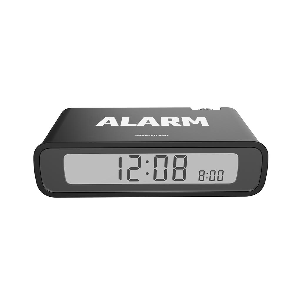 Black Baldr  Flip Alarm Clock with Snooze 3