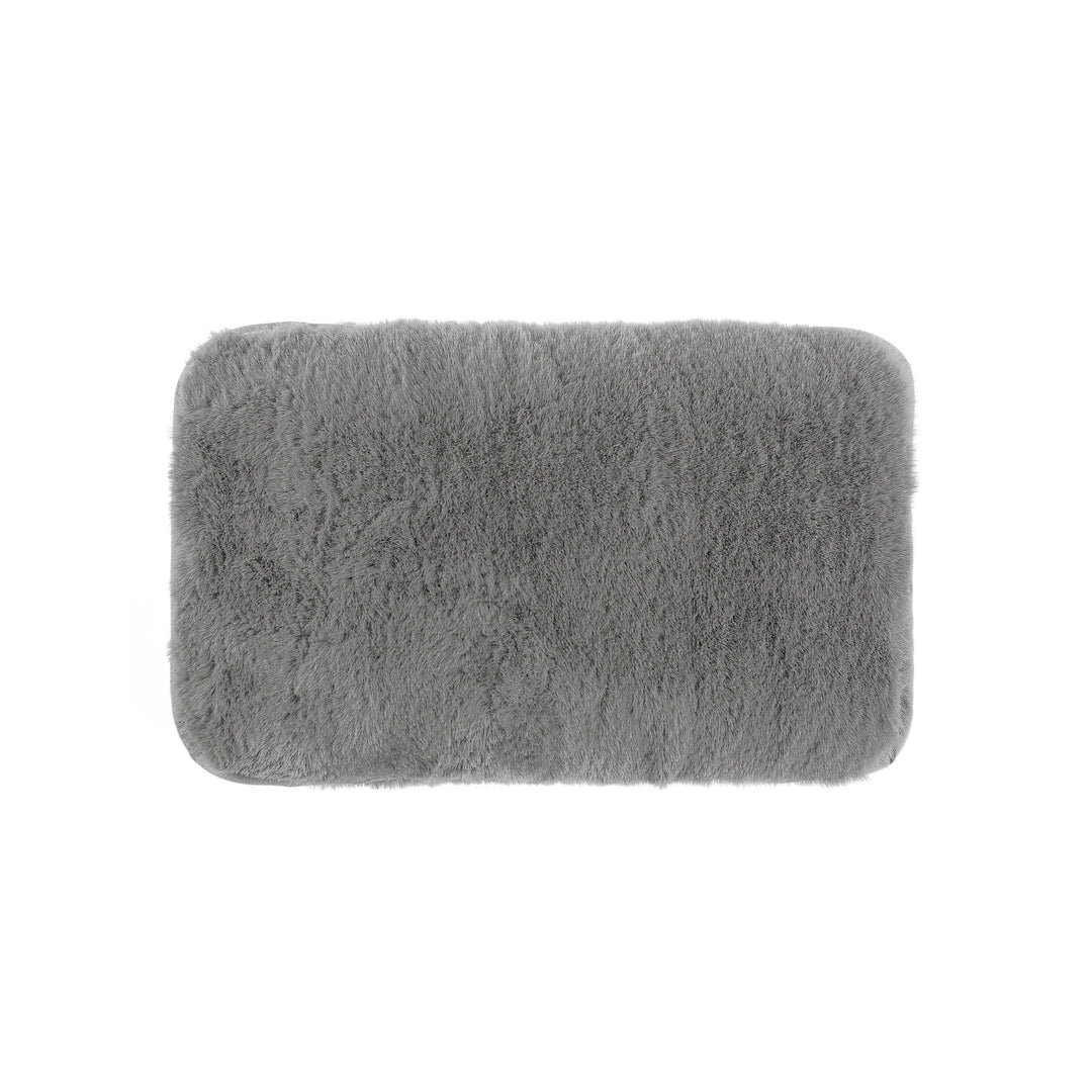 Gray rectangular hand warmer on a white background