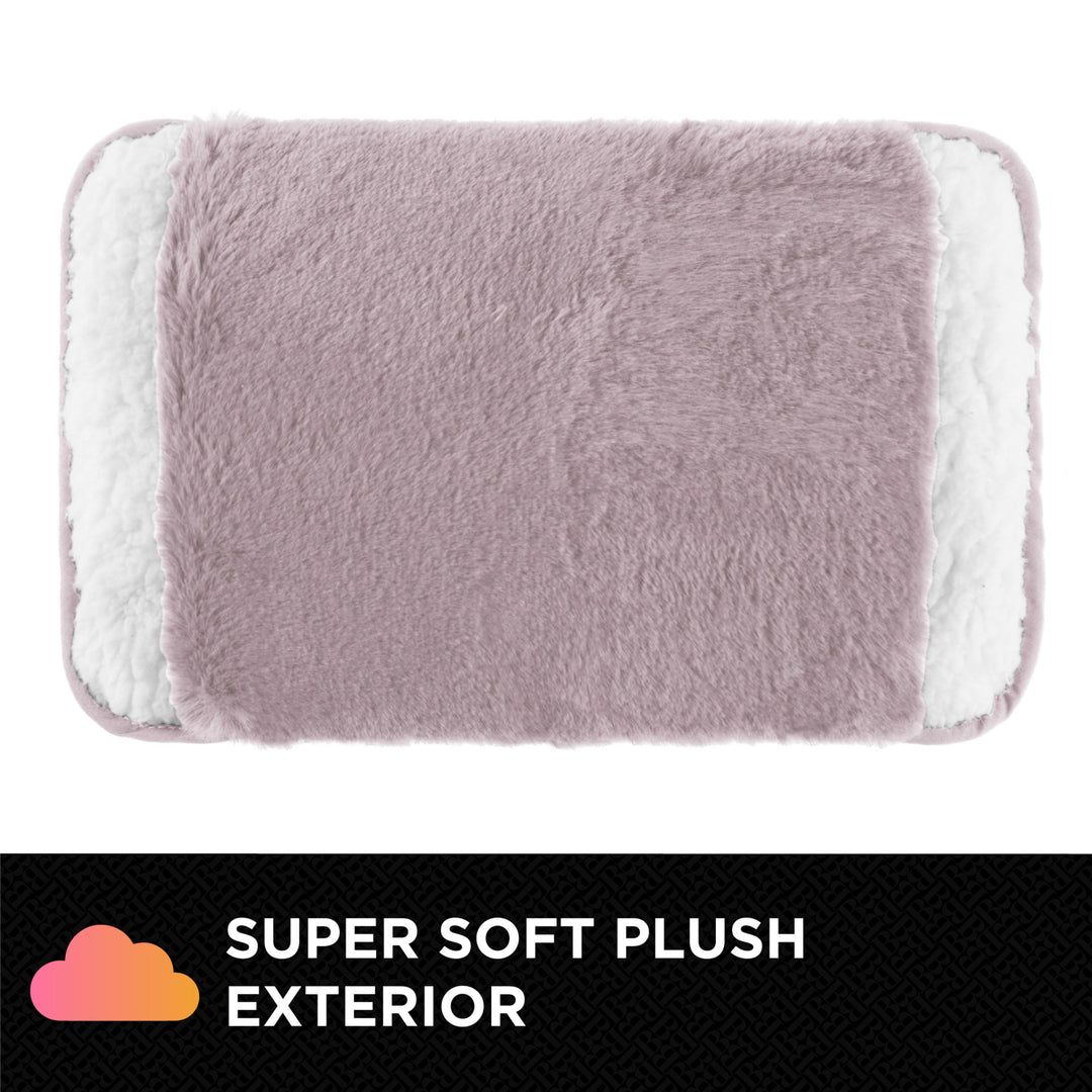 Super soft plush hand warmer with a gradient design on a white background