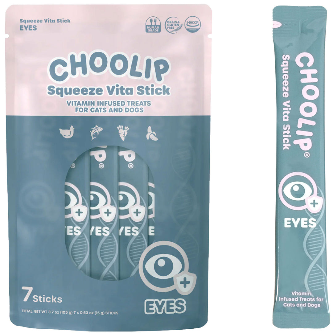 Choolip Squeeze Vita Stick Pouches - Vitamin-Infused Pet Treats