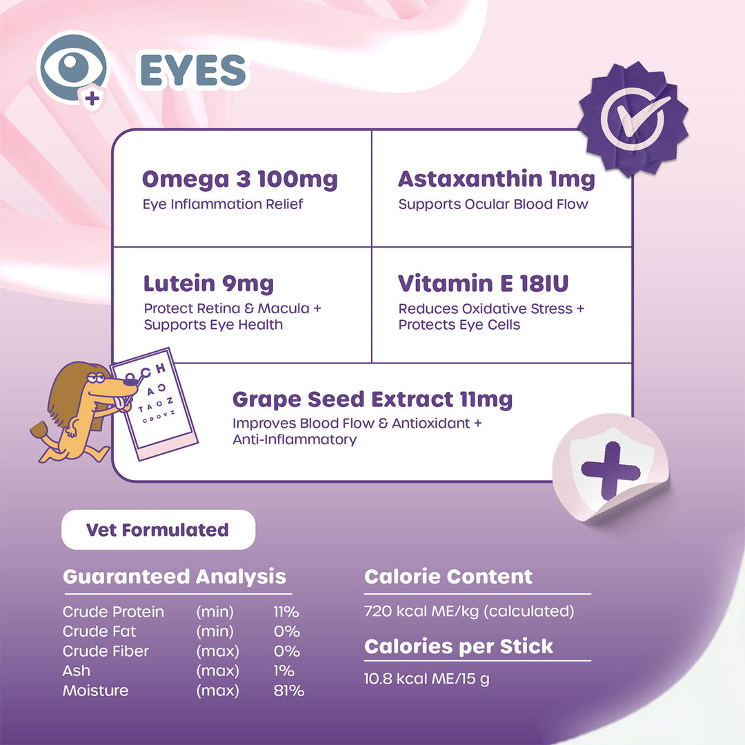 Choolip Squeeze Vita Stick Pouches - Vitamin-Infused Pet Treats