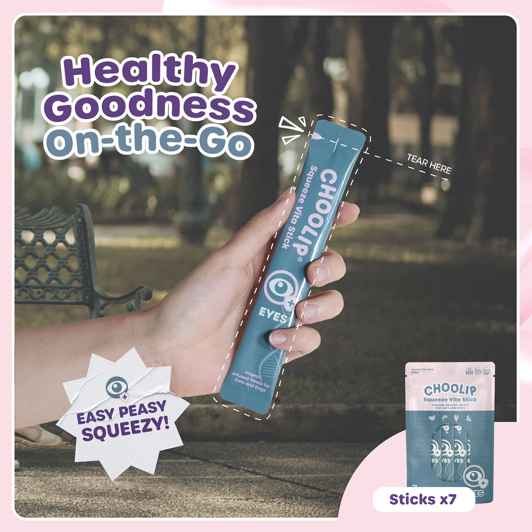 Choolip Squeeze Vita Stick Pouches - Vitamin-Infused Pet Treats