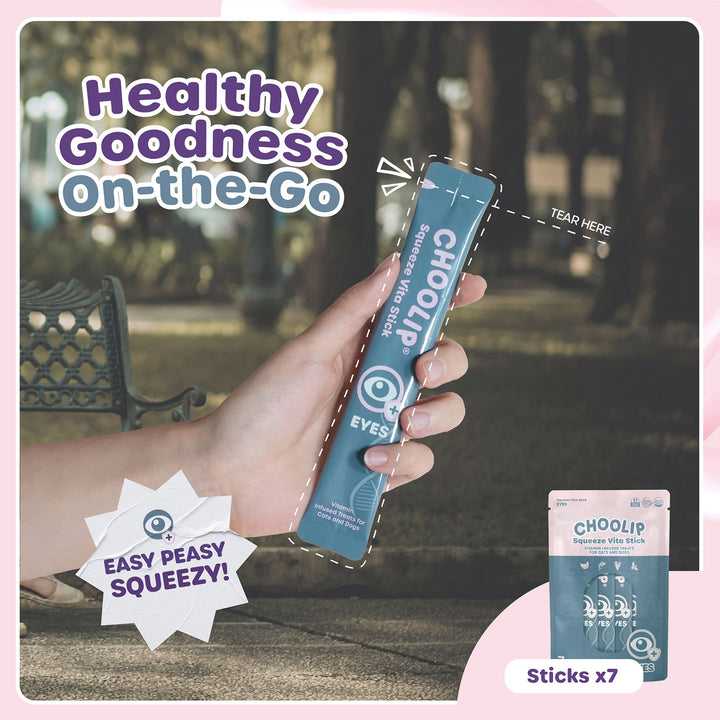 Choolip Squeeze Vita Stick Pouches - Vitamin-Infused Pet Treats