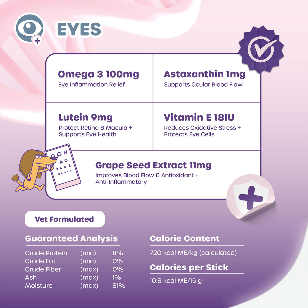 Choolip Squeeze Vita Stick Pouches - Vitamin-Infused Pet Treats