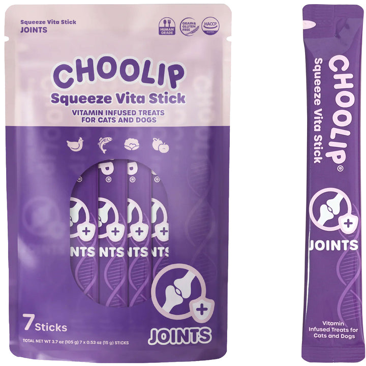 Choolip Squeeze Vita Stick Pouches - Vitamin-Infused Pet Treats