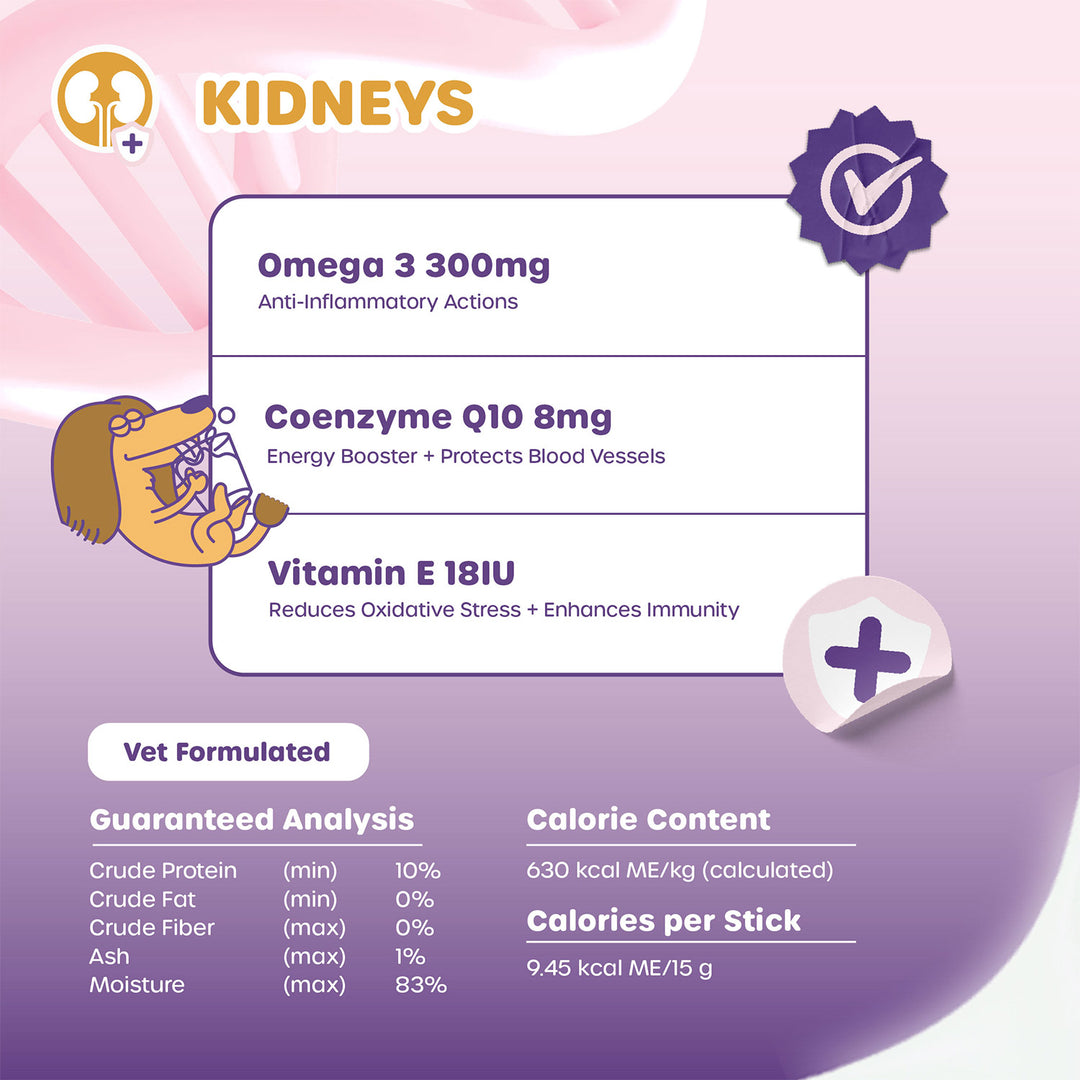 Choolip Squeeze Vita Stick Pouches - Vitamin-Infused Pet Treats