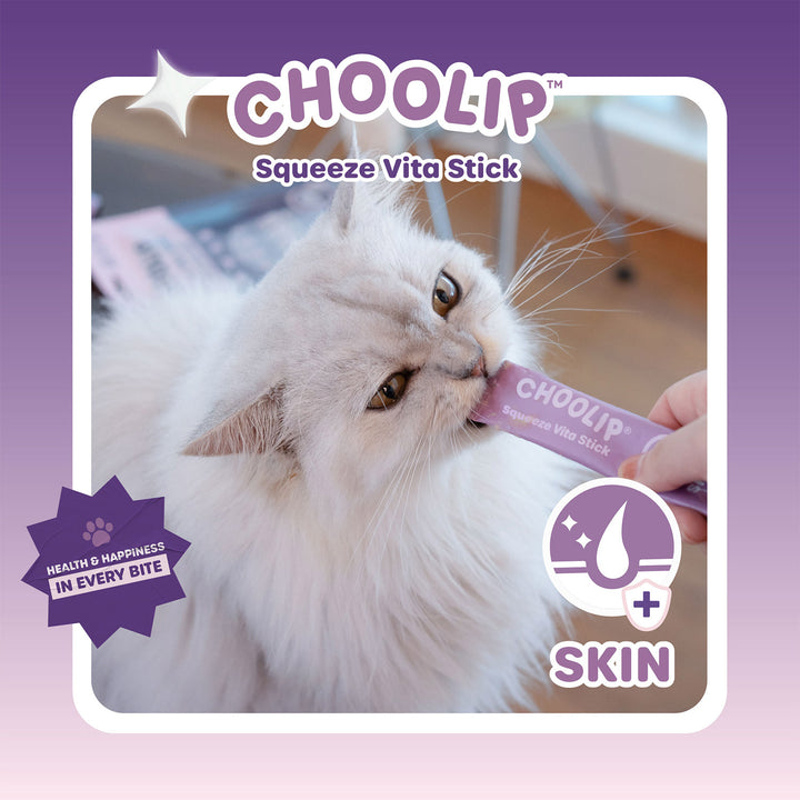 Choolip Squeeze Vita Stick Pouches - Vitamin-Infused Pet Treats