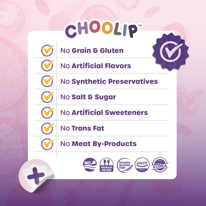 Choolip Squeeze Vita Stick Pouches - Vitamin-Infused Pet Treats