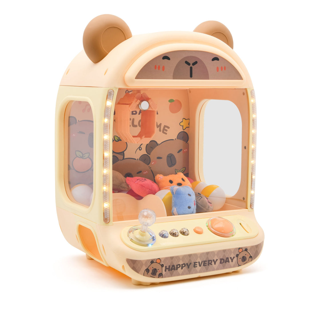Contixo CM1 Brown Capybara Claw Machine | Mini Arcade Prize Grabber