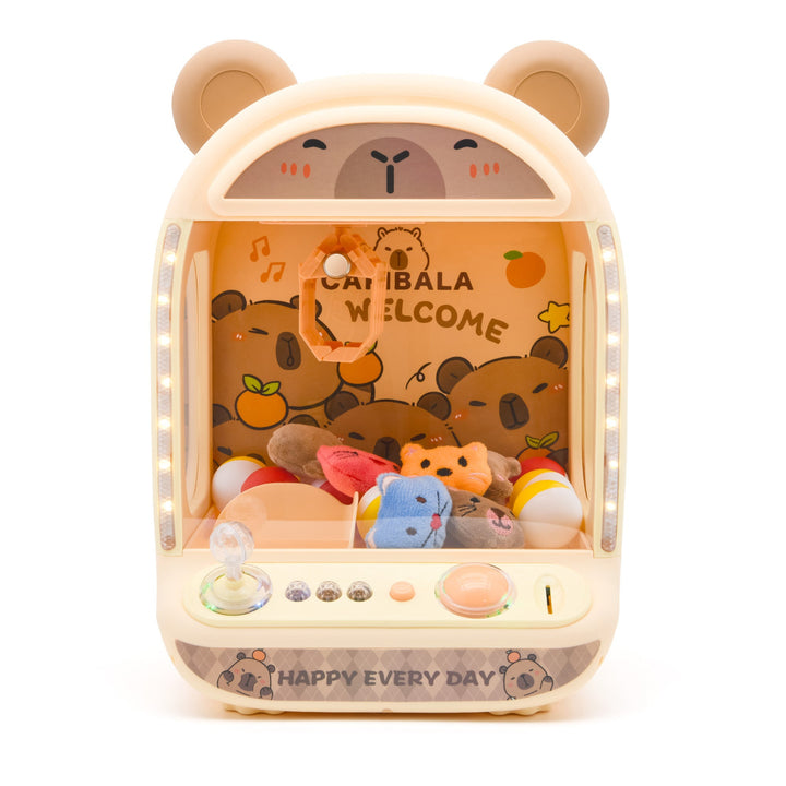 Contixo CM1 Brown Capybara Claw Machine | Mini Arcade Prize Grabber
