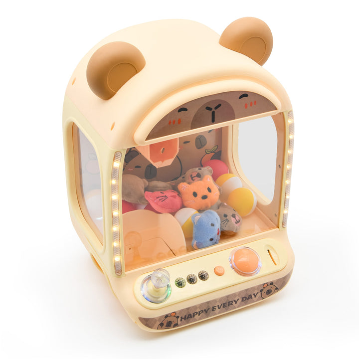Contixo CM1 Brown Capybara Claw Machine | Mini Arcade Prize Grabber