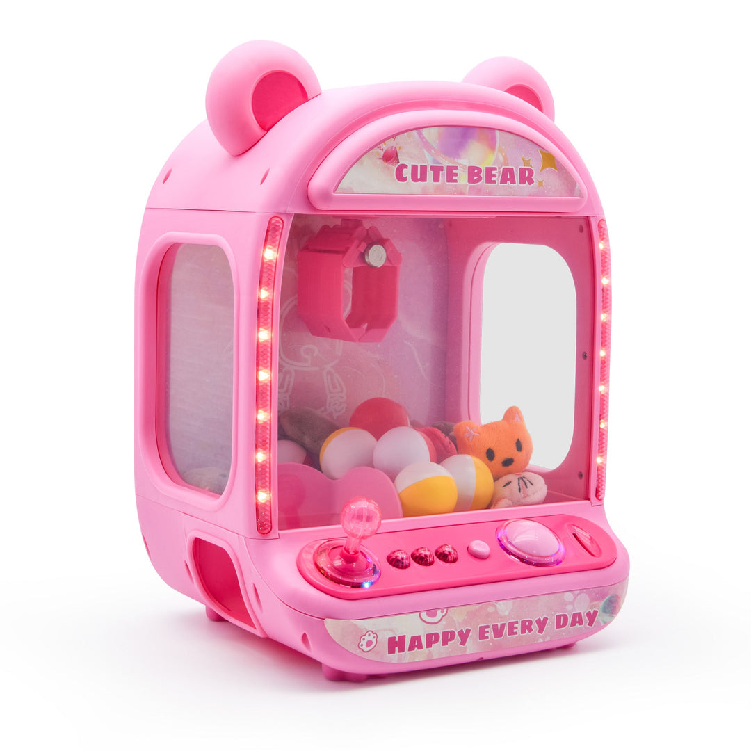 Contixo CM2 Pink Tabletop Claw Machine, Mini Arcade Prize Grabber