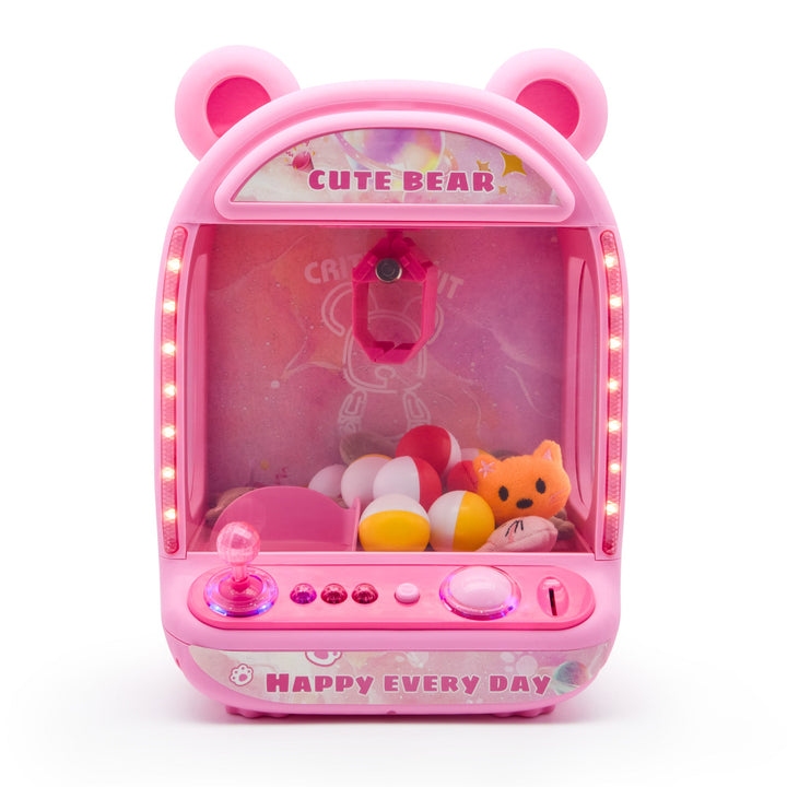 Contixo CM2 Pink Tabletop Claw Machine, Mini Arcade Prize Grabber