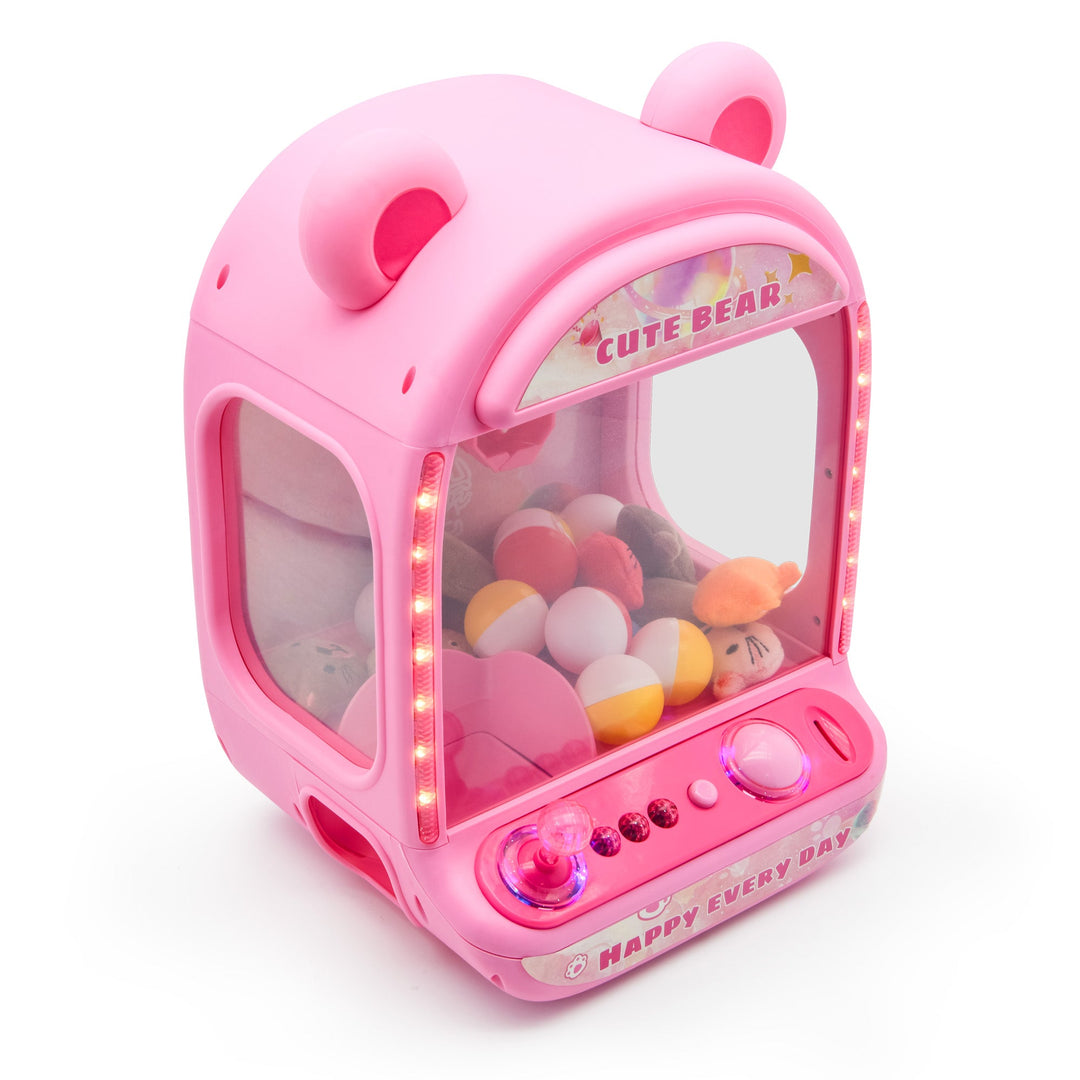 Contixo CM2 Pink Tabletop Claw Machine, Mini Arcade Prize Grabber