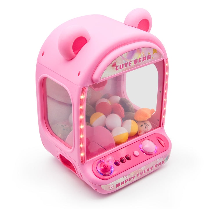 Contixo CM2 Pink Tabletop Claw Machine, Mini Arcade Prize Grabber