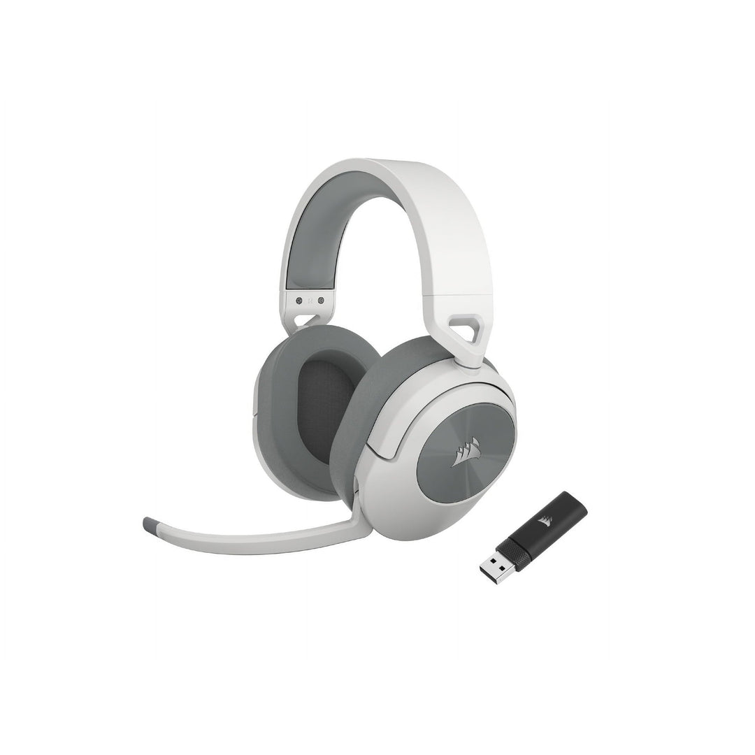 CORSAIR HS Series HS55 Wireless Gaming Headset for PC, PS5, and Mobile in White