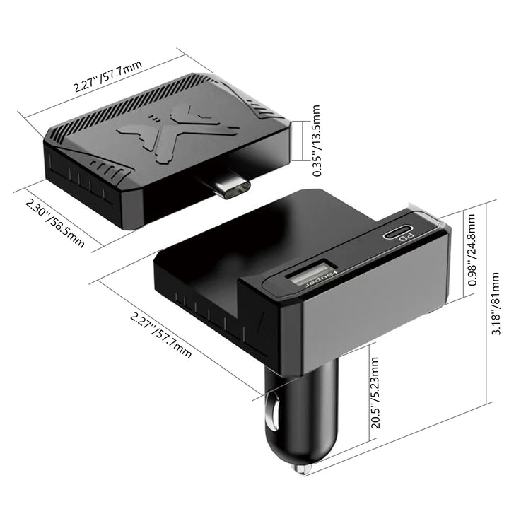 MiLink 50W Super-Fast Car Charger With 2,600mAh Power Bank