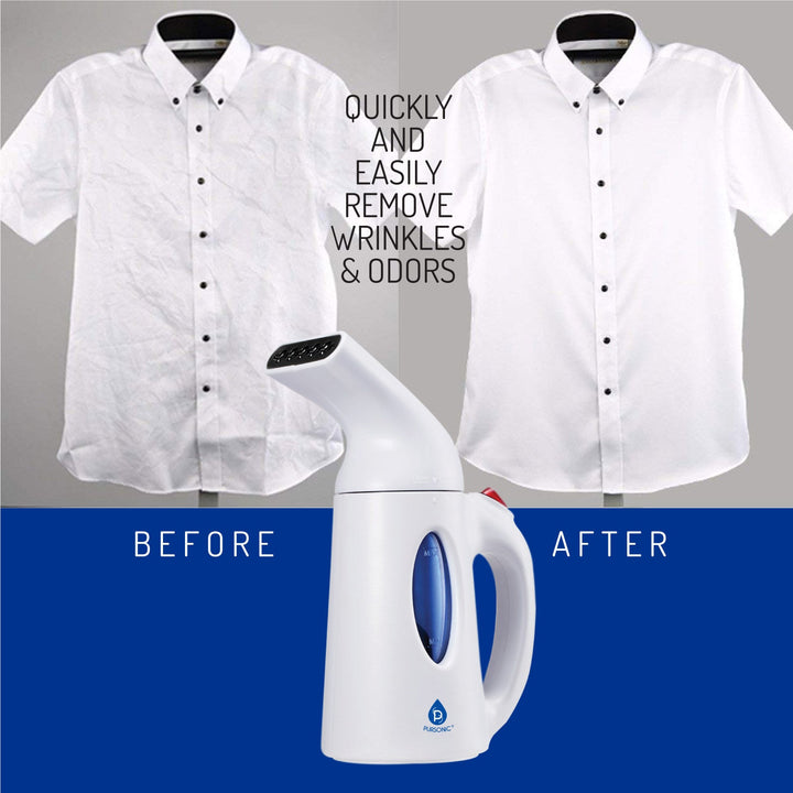 Handheld Fabric Fast Heat-up Portable Garment Steamer by Pursonic