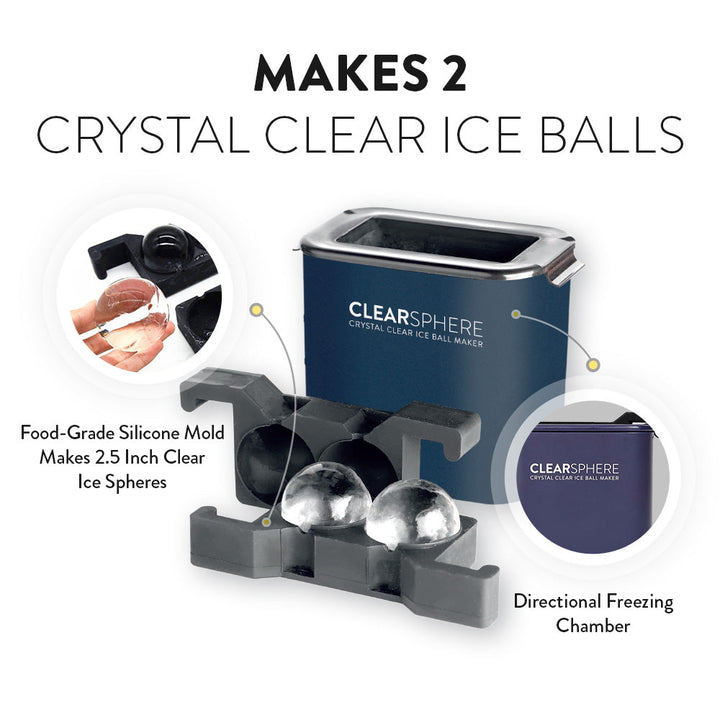 Clearsphere System Ice Ball Maker by The Whiskey Ball