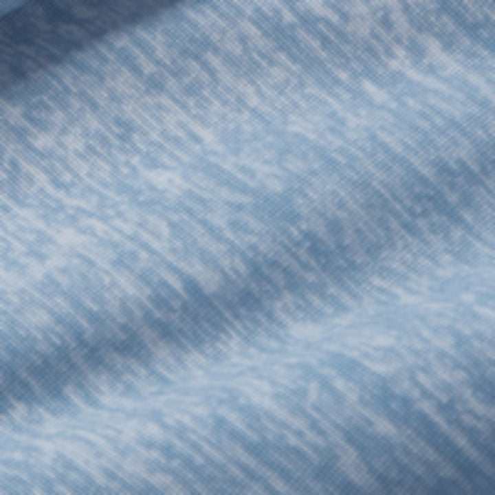 Close-up of blue fabric texture