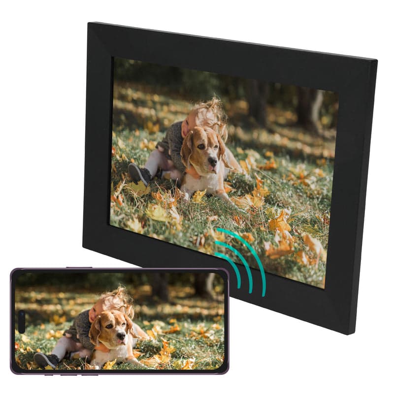 Vivitar 10 Inch Wifi Digital Picture Frame - Slim Design With LCD Touch Screen