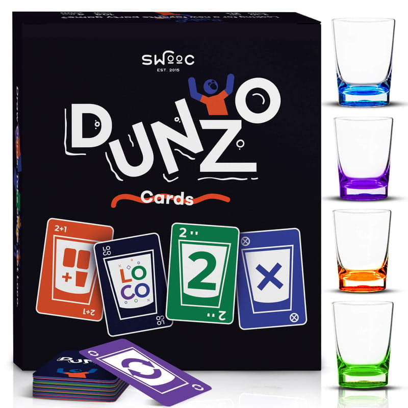 DUNZO - Cards & Shots