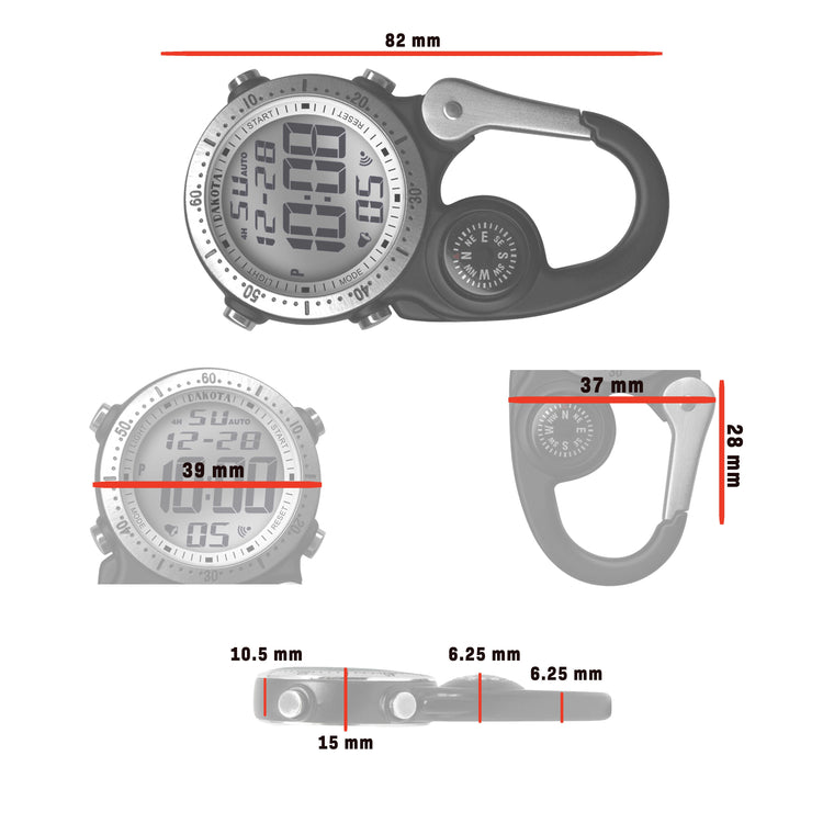 Digital Clip - 30863 by Dakota Watch Wholesale