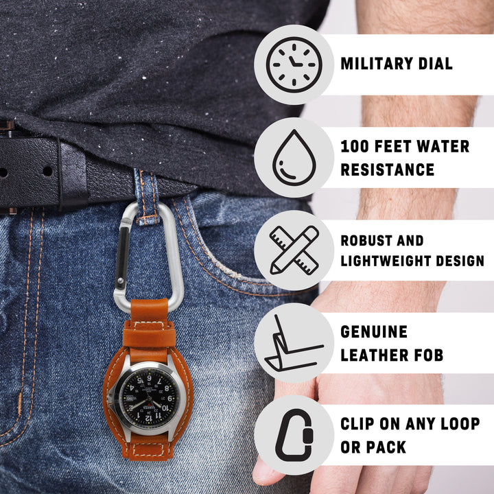 Dakota Leather Clip - 35496