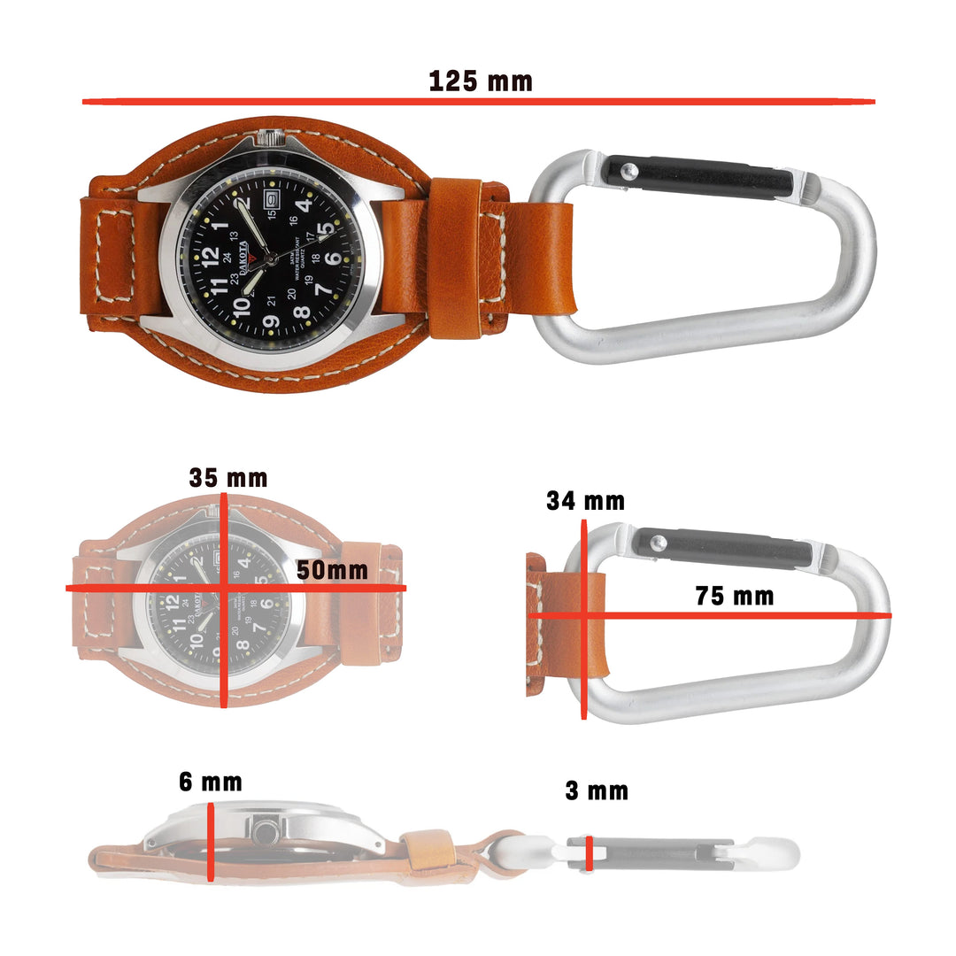 Dakota Leather Clip - 35496