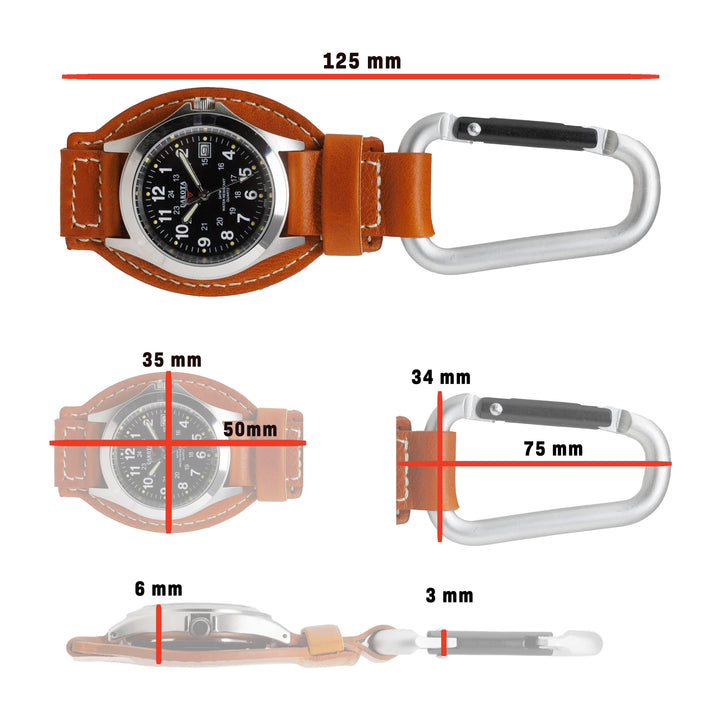 Dakota Leather Clip - 35496