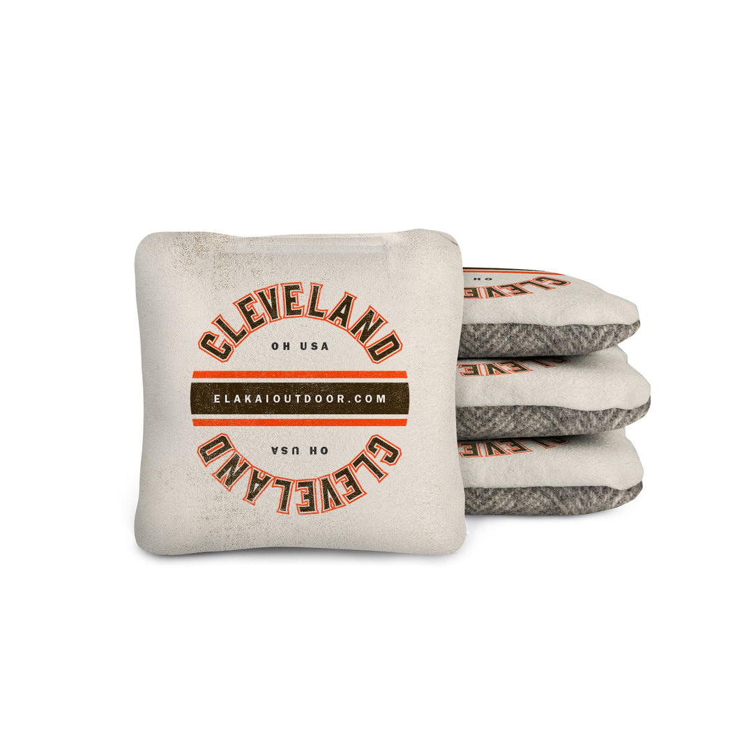 1ft x 2ft Gameday Teams Epoxy Resin Wood Compact Travel Cornhole Board Set