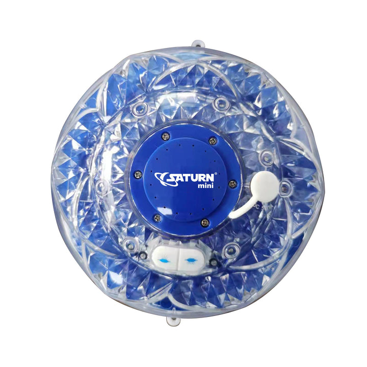 Mini-Saturn Floating Spray Fountain W Light Show for Pool IP68 Waterproof Rated