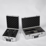 VinBottle and VinGlass Case Bundle - Carry Cases for Two Wine Bottles and Two Wine Glasse s by VinGardeValise
