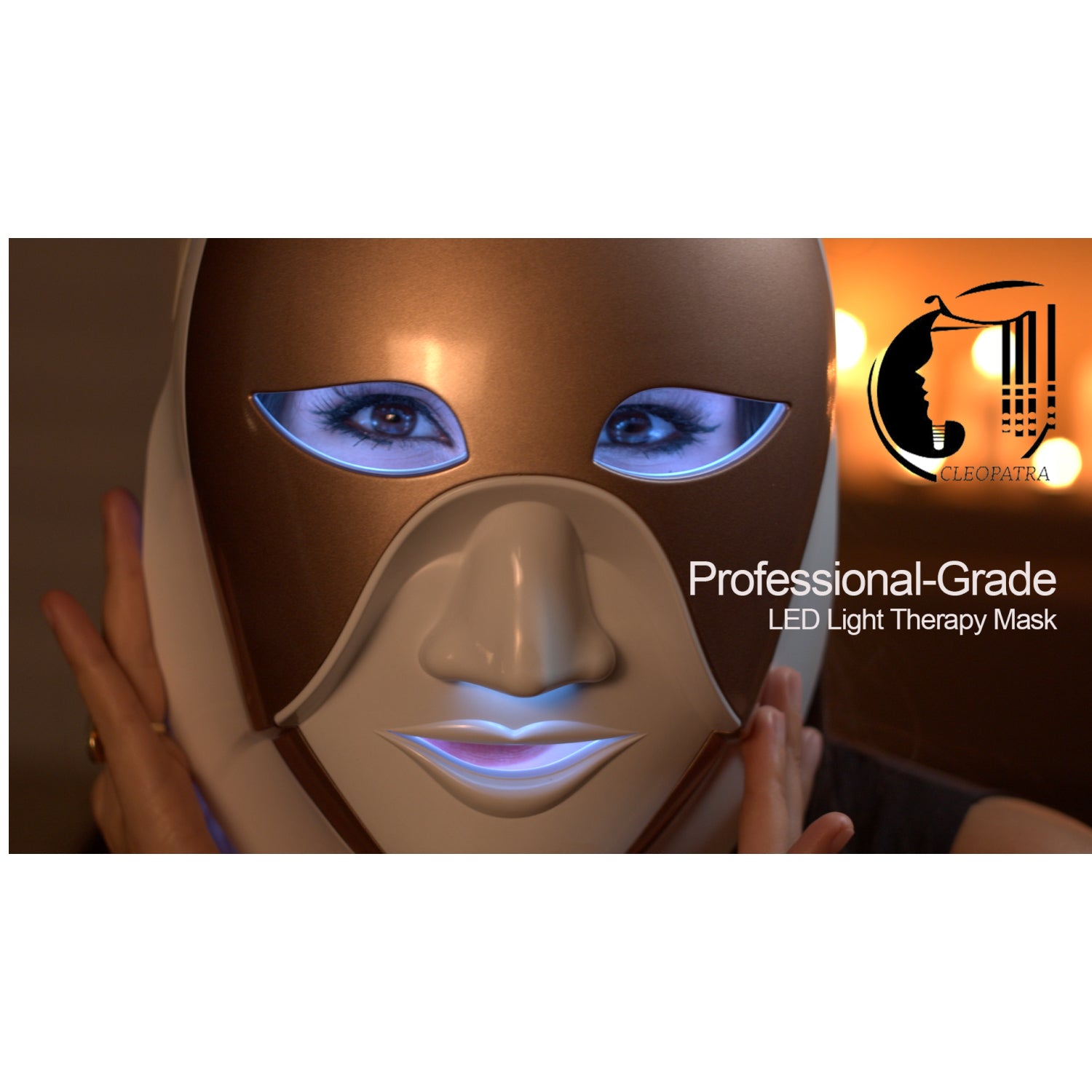 ベネチアンマスクCleopatra B Cleopatra™ LED Light Mask – Brookstone