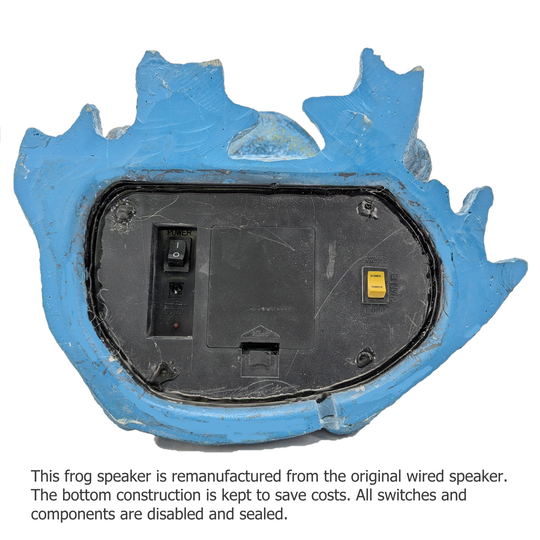 SDX Audio Waterproof Rechargeable Durable Polymer Wireless Frog Rock Speaker
