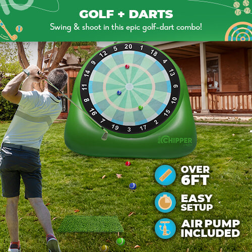 Bull Chipper™ | Giant Golf Darts (Over 6ft Tall) by Swooc Games