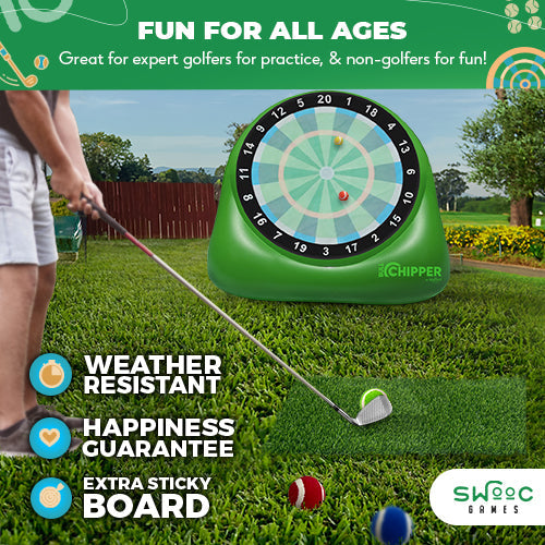 Bull Chipper™ | Giant Golf Darts (Over 6ft Tall) by Swooc Games