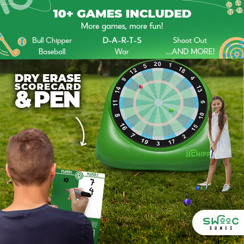 Bull Chipper™ | Giant Golf Darts (Over 6ft Tall) by Swooc Games