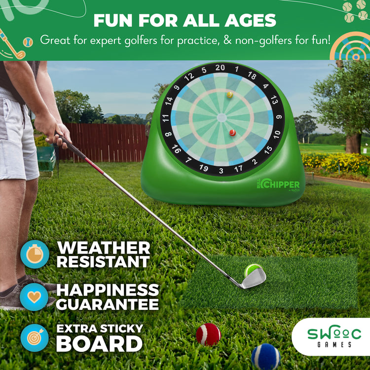 Bull Chipper™  | Giant Golf Darts (Over 6 ft Tall)