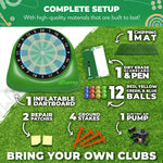 Bull Chipper™  | Giant Golf Darts (Over 6 ft Tall)