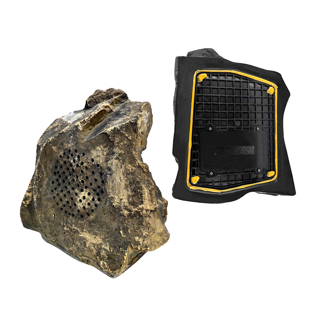 SDX Audio Waterproof 5.1 TWS Bluetooth Durable Polymer 200W Garden Rock Speakers