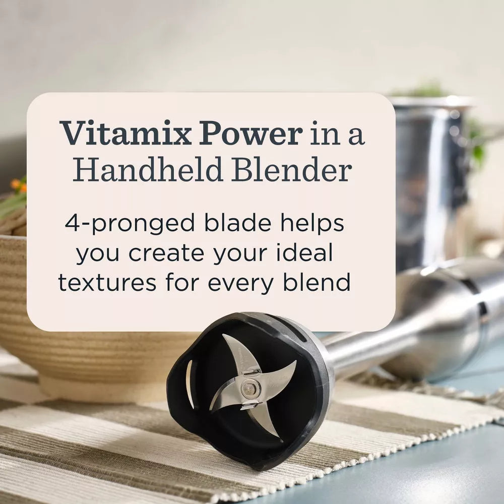 Vitamix Immersion 5-Speed Stainless Steel Hand Blender in Silver/Black